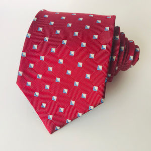 Brooks Brothers Stain Resistant Tile Pattern Tie